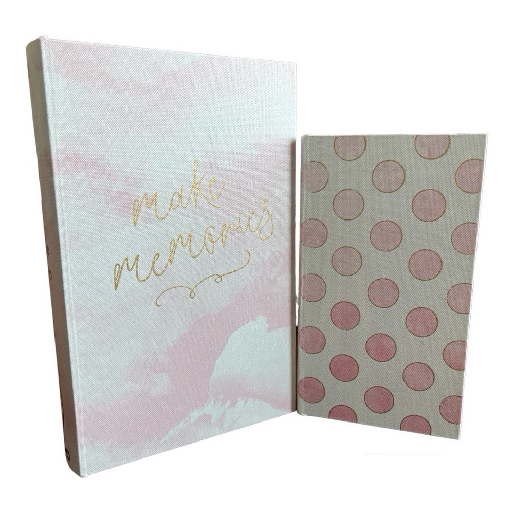 Hobby Lobby Decorative Storage Book Boxes Set of Two Hidden Memories Pol…